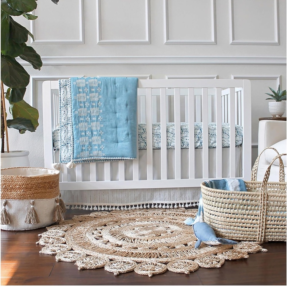 Crane Baby Crib Skirt